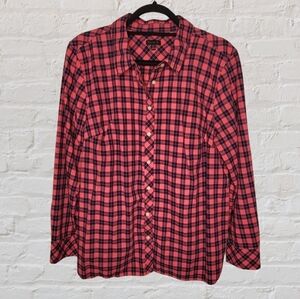 EUC Talbots Men's Plaid Button Down Shirt